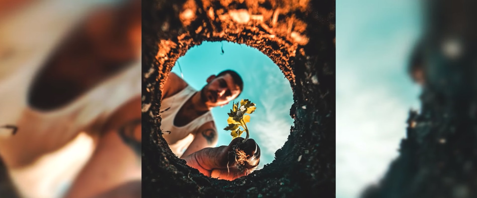 Efectos creativos para fotos familiares