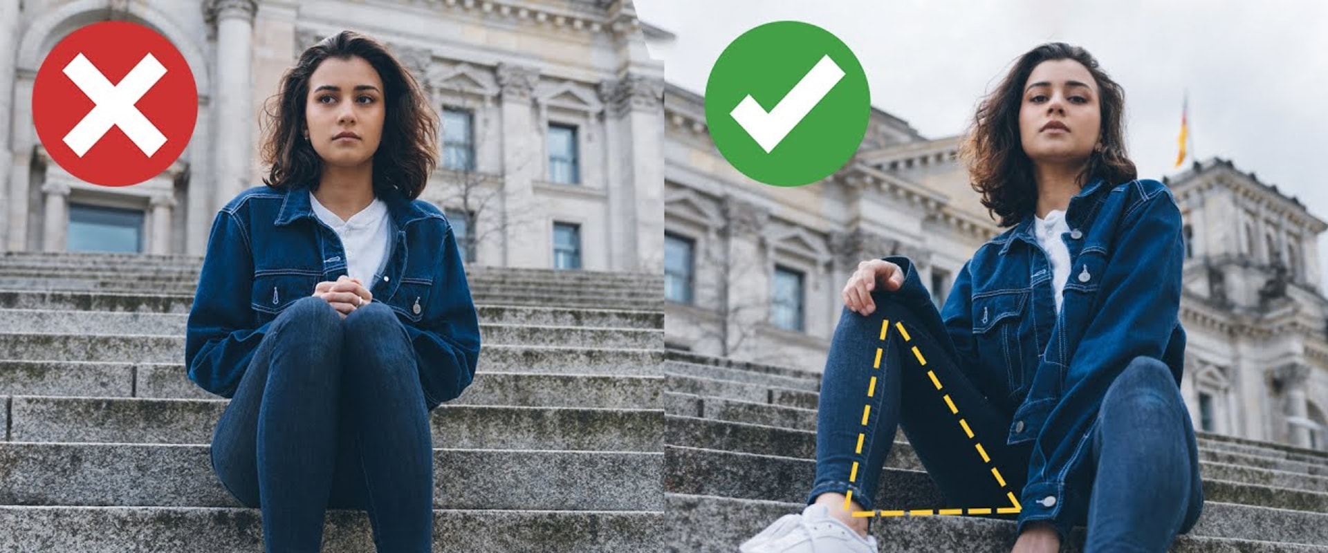 Consejos para posar para personas